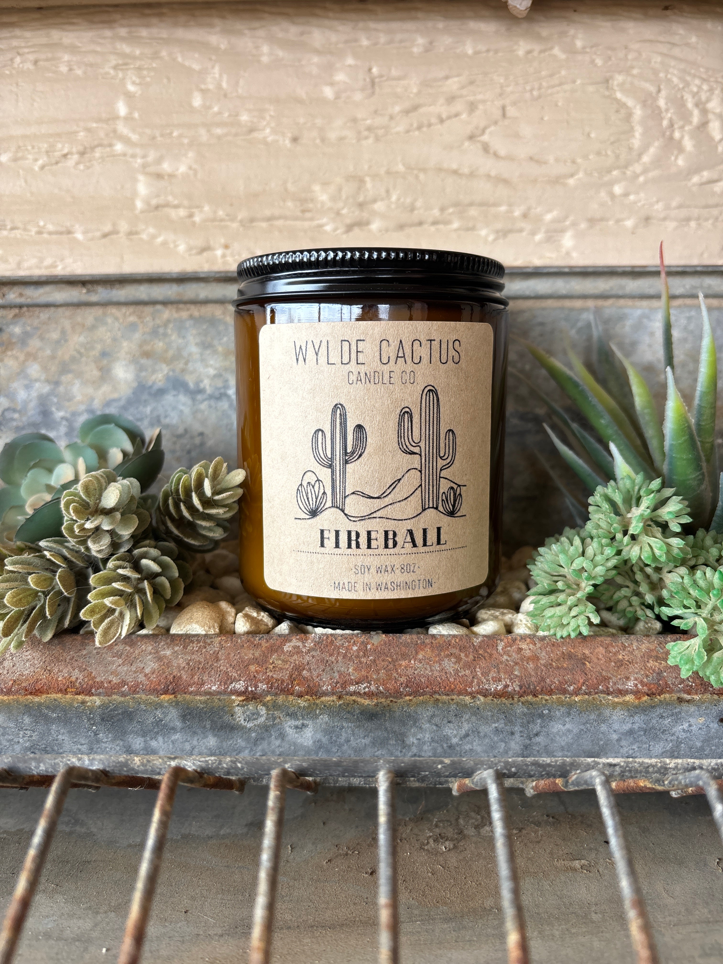 Fireball 8oz Candle