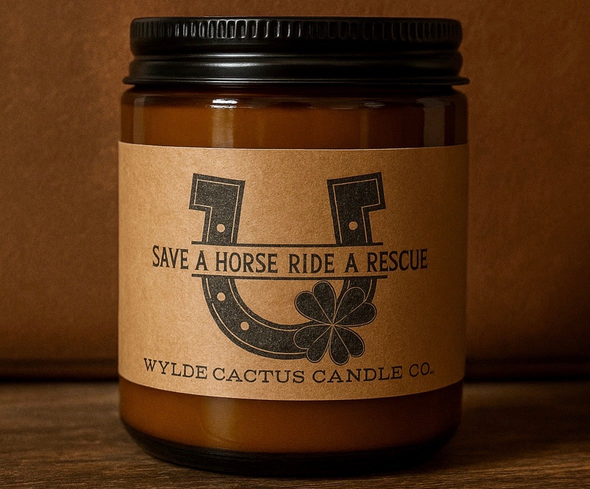•Lucky Break Horse Rescue Candle