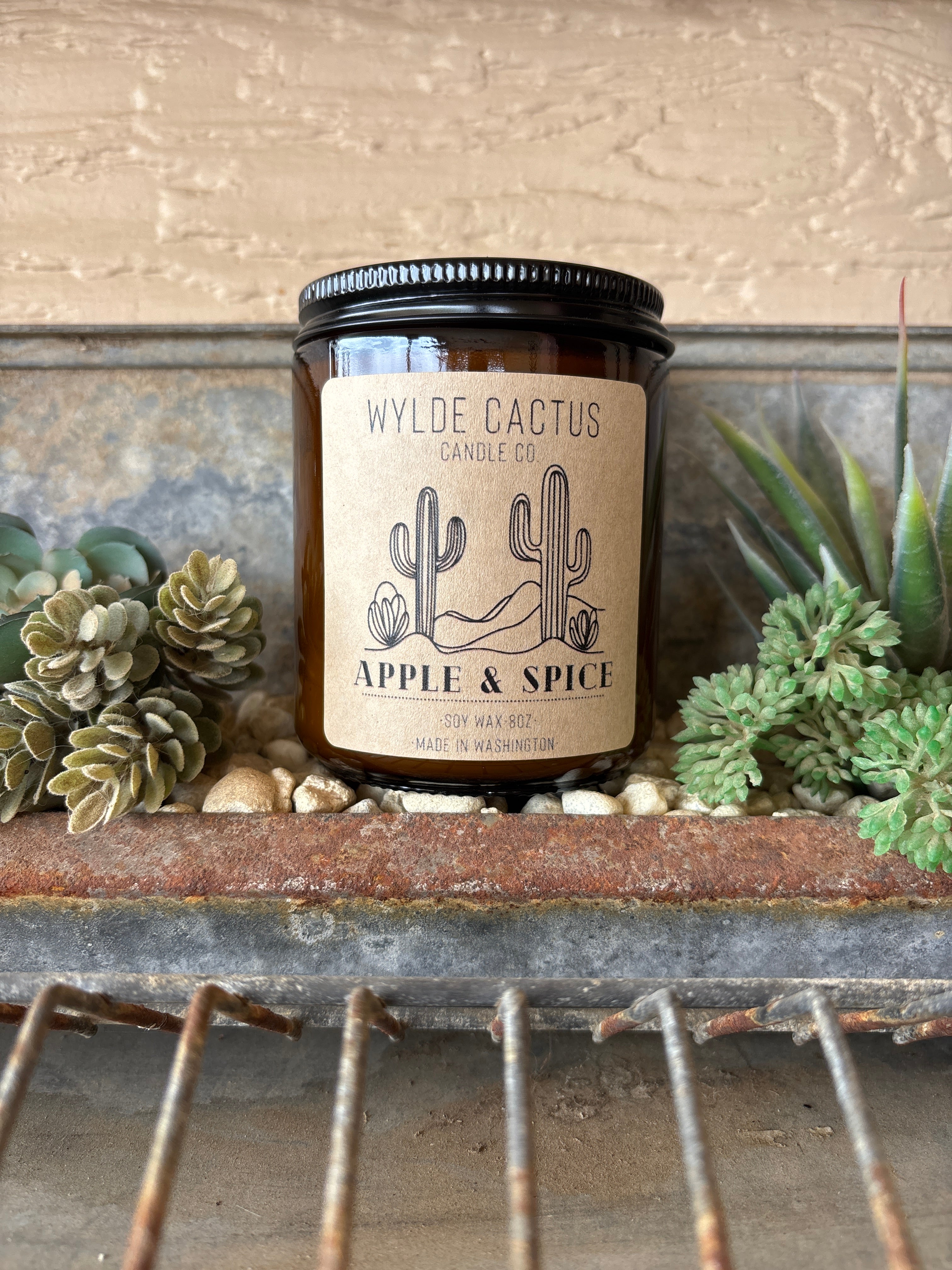 Apple & Spice 8oz Candle