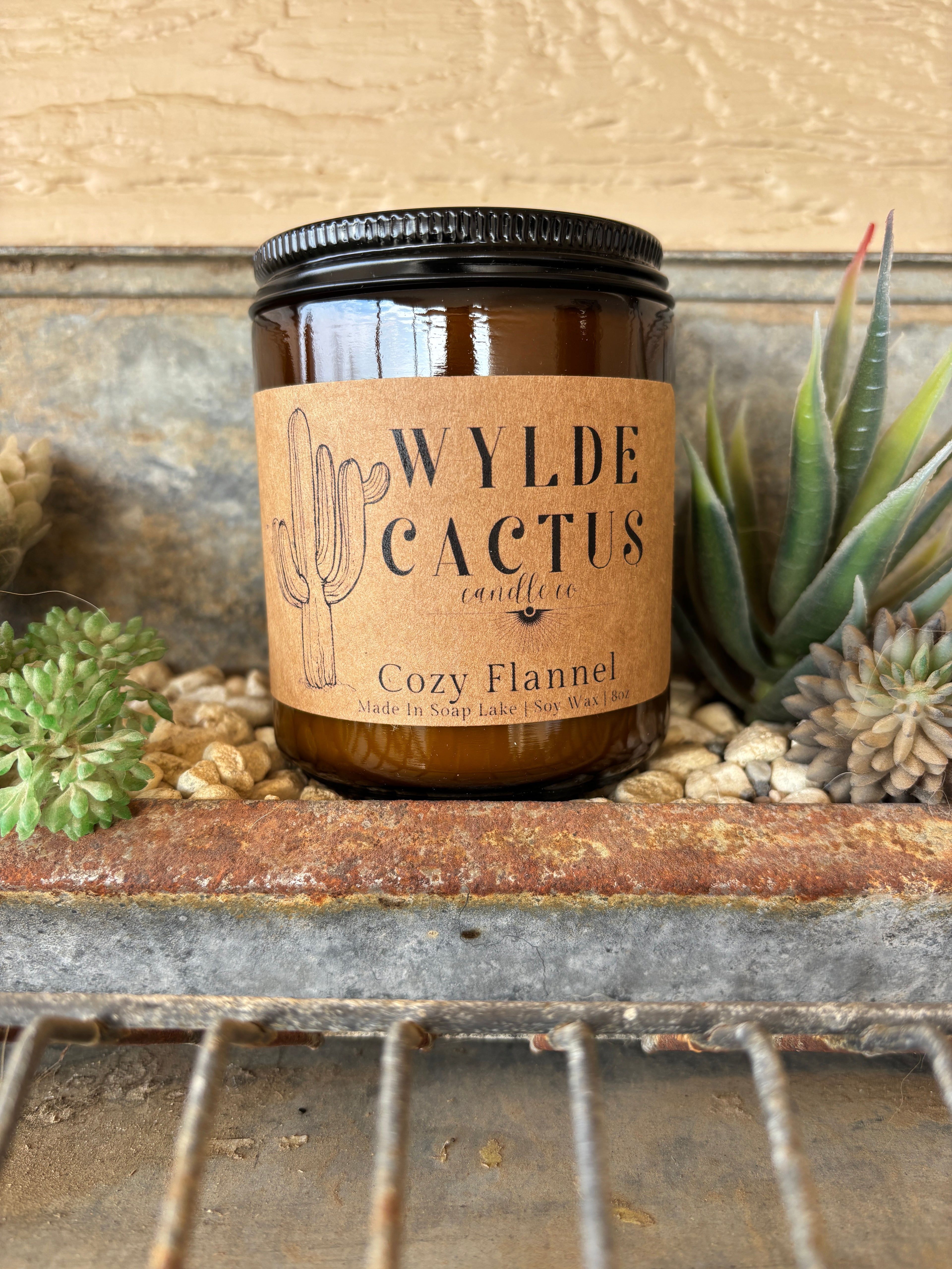 Cozy Flannel 8oz Candle
