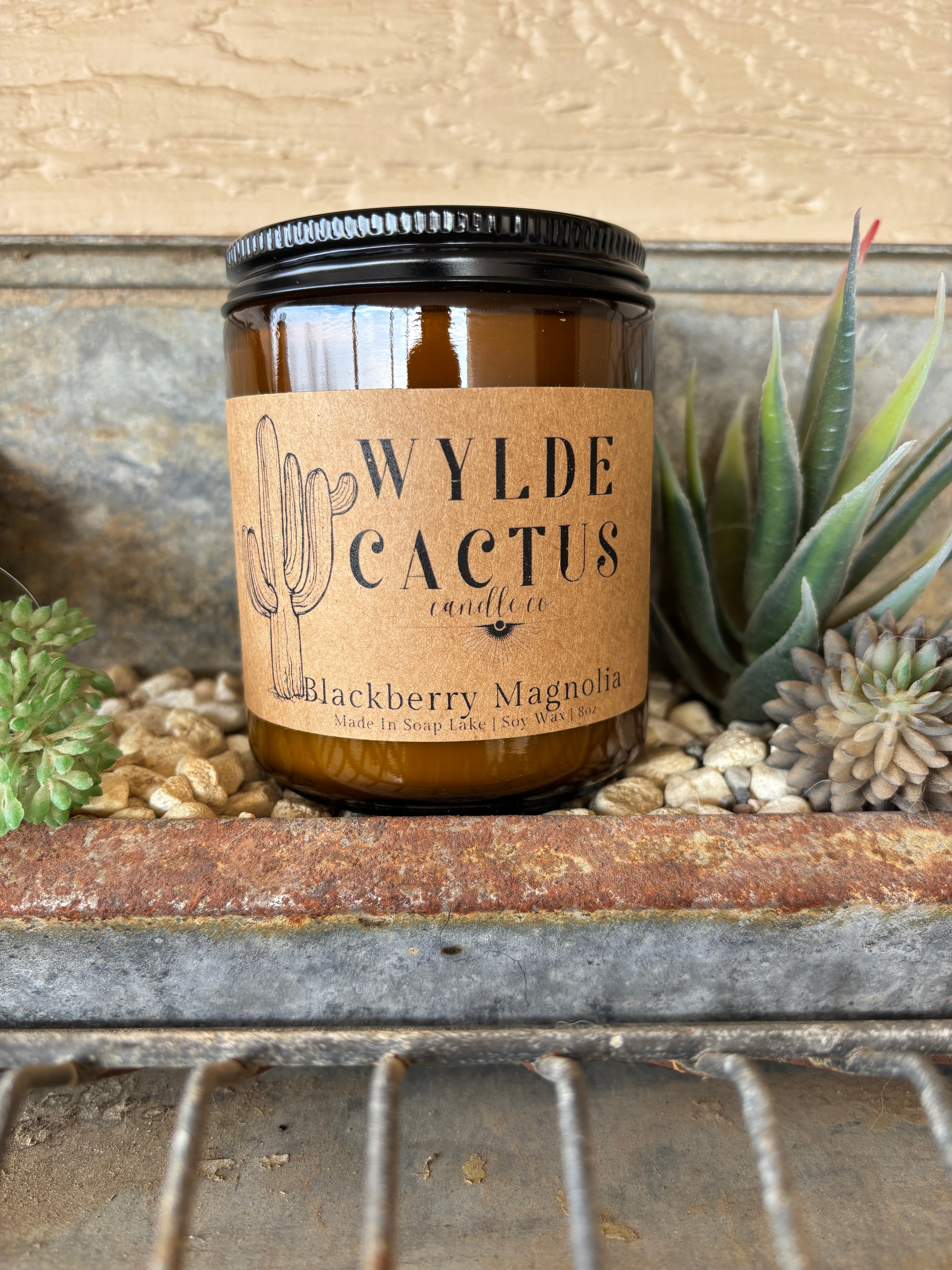 Blackberry Magnolia 8oz Candle